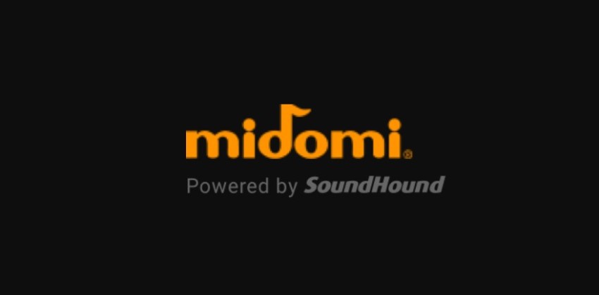 Logo of Midomi application and website for searching music