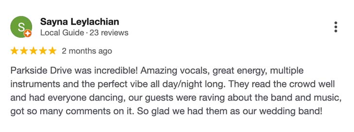 Sayna Leylachian about Parkside Drive